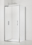 Sprchový kout čtverec 80x80 cm SAT TEX SIKOTEXP80STENA80 SIKOTEXP80STENA80