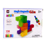 Mamido Magnetické kostky Magic Cube s úkoly 9 dílků