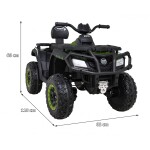 Mamido Dětská elektrická čtyřkolka XT-Speed 4x80W 24V zelená