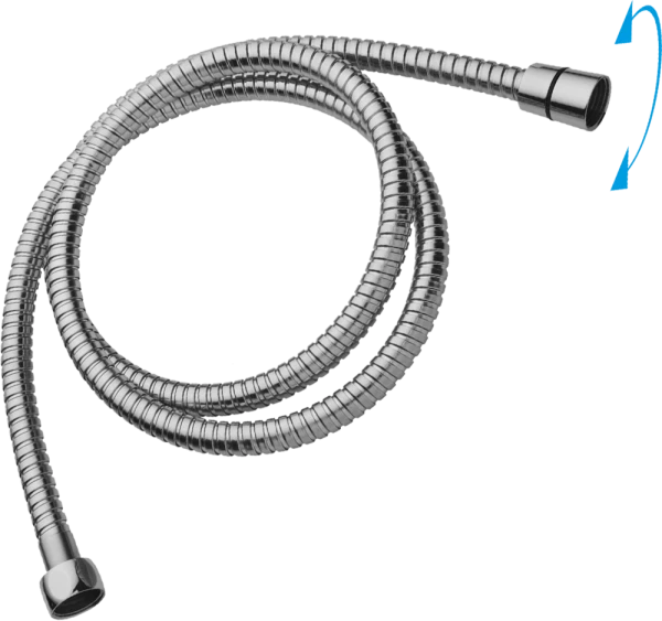 JB Sanitary Sprchová hadice 150 cm, nerez, ANTI TWIST HS 06