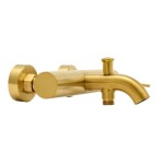 Vanová baterie SAT Aurum bez sprchového setu 150 mm broušená zlatá SATBAUR222BG SATBAUR222BG