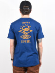 Rip Curl SEARCH LOGO royal blue pánské tričko krátkým rukávem