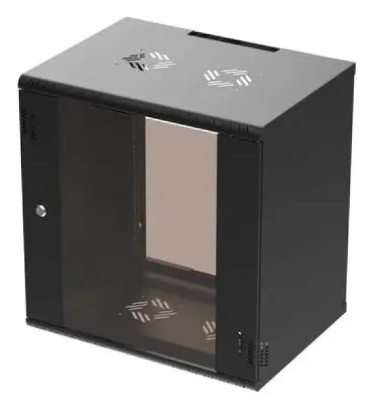 Extralink Premium EX.39342 12U 600x450 černá / Nástěnný rozvaděč / Beznástrojová montáž (EX.39342)