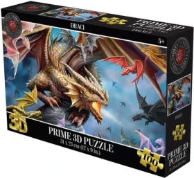 Puzzle 3D Draci