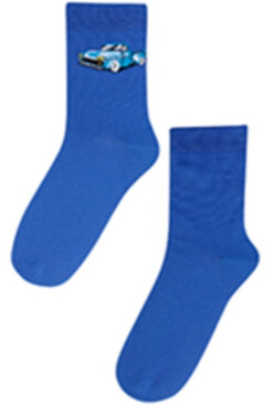 Vzorované pánské ponožky PERFECT MAN-CASUAL modrá 45-47