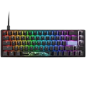 Ducky One 3 Classic Cherry MX-Speed-Silver černá / herní klávesnice / podsvícená / mechanická / drátová USB-C / US (DKON2167ST-PUSPDCLAWSC1)