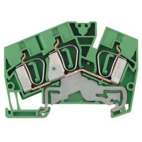 Weidmüller 1771360000-50 svorka ochranného vodiče pružinová svorka zelenožlutá 50 ks