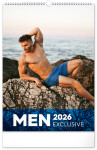 Nástěnný kalendář Men Exclusive 2026, 33 x 46 cm