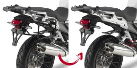 Plr1110 trubkový nosič Honda Crosstourer 1200 (12-19) Easy Fit pro boční kufry - Demontovatelný