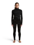 ICEBREAKER Wmns Merino 260 Tech Vertex LS Half Zip Chillwave, Black/Obsidian/J (vzorek) velikost: S