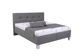 Postel Nairobi Rozměr: 160 x 200 cm, Matrace: Royal - tvrdost 3, varianta nožiček: chromové nožičky