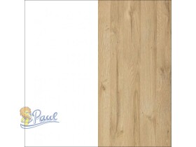 Vitrína Sonia SN5 Barva korpusu: Bílý lesk- Dub grand