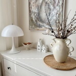 Louis Poulsen 5744172655 - Louis Poulsen Stolní lampa Panthella 320 Opal White, bílá barva, plast