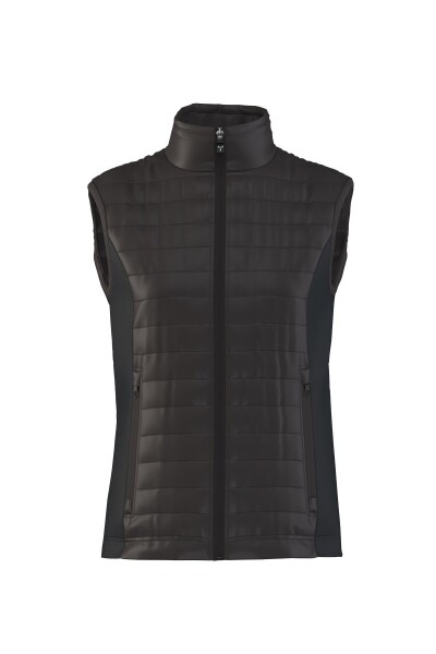 Dámská zateplená vesta Payper SUBWAY LADY Barva: Černá/ Černá, Velikost: XL (S00886P17314018XL)