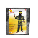 Dětský kostým Ninja žlutý, vel. S