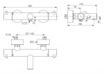 IDEAL STANDARD - CeraTherm Termostatická vanová baterie, Magnetic Grey A7588A5