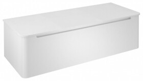 SAPHO - KERALA umyvadlová skříňka 120x35x47,5cm, 1x zásuvka, bílá lesk KR120-3030