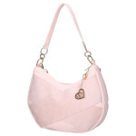 Stylová dámská kabelka na rameno LB Candy, růžová