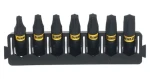 DeWalt 7dílná sada bitů T / Bity / T15, T20, T25, T30, T40 / 25 mm / ToughCase (DT70816)