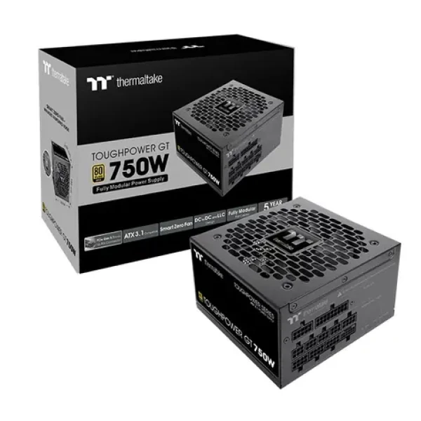 Thermaltake Toughpower GT 750W černá / aktivní PFC / 120mm ventilátor / 80PLUS Gold / modulární (PS-TPT-0750FNFAGE-3)