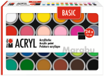 Marabu Acrylic Paints set BASIC 24 x 18 ml