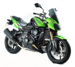 Kawasaki Z750 04-11, Z750S, Z750R 11-12, Z1000 07-09 Klín pod motor - Matná černá-stříbrná mřížka