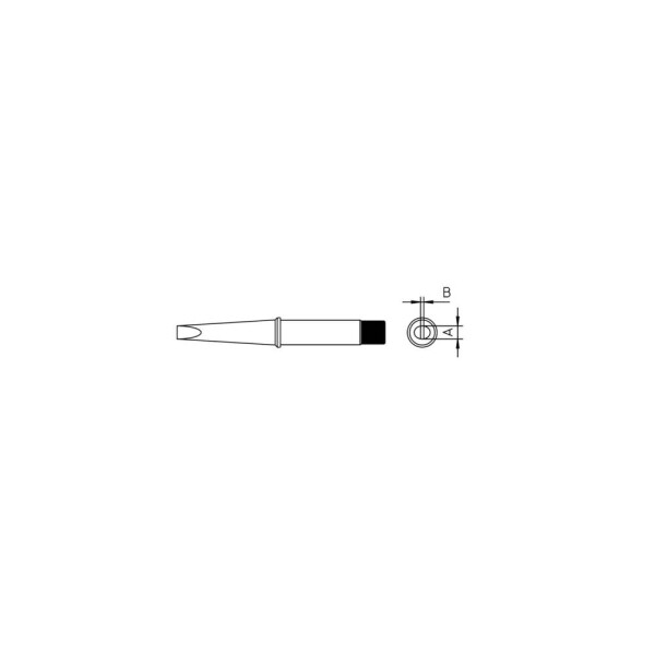 Weller CT2E7 LÖTSPITZE 7,0MM pájecí hrot dlátový Obsah 1 ks