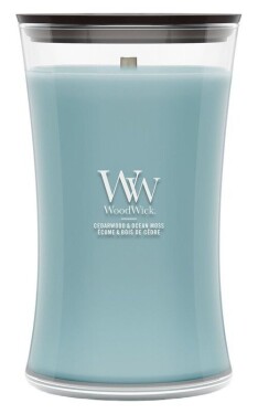 Vonná svíčka ve skle velká - Cedarwood & Ocean Moss