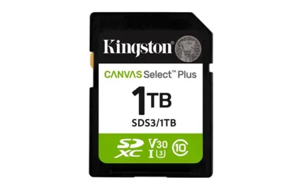Kingston Canvas Select Plus SDXC 1TB / UHS-I V90 / U3 / Class 10 (SDS3/1TB)