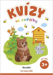 Kvízy se zvířátky 3+ červený sešit