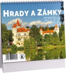 Stolní kalendář mini 2027 Aria Hrady a zámky