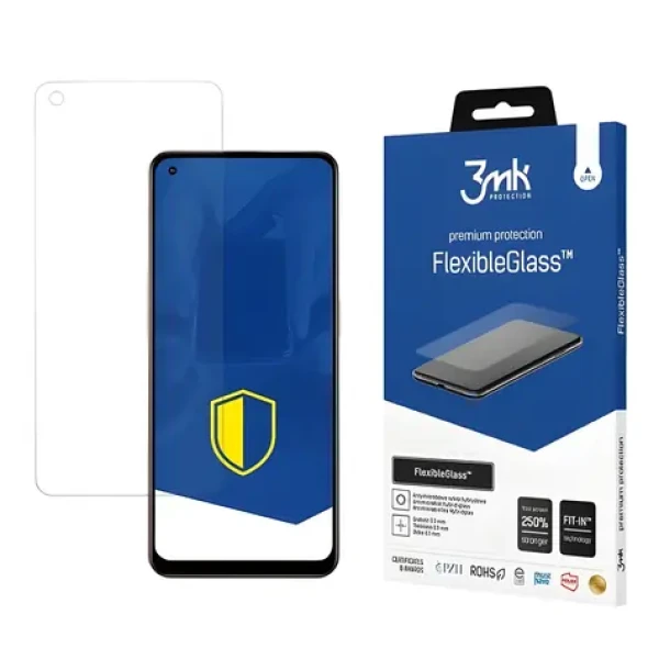 3mk FlexibleGlass pro Oppo A96 5G / Hybridní sklo / Tvrdost 7H / Antibakteriální