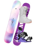 Gravity VOAYER FA dámský snowboardový set