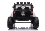 Mamido Dětské elektrické autíčko Jeep Power Policie černo-bílé