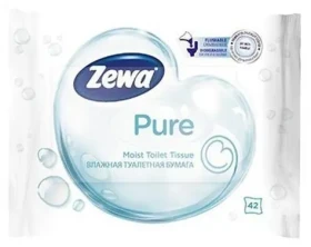 Tork Zewa Pure vlhčený toaletní papír / Vlhčený toaletní papír / Splachovatelný / 42 ks (6788-0)