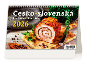 Stolní kalendář 2026 Helma - Česko-slovenská kuchařka