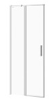 CERSANIT - Kyvné dveře s pevným polem MODUO 80x195, levé, čiré sklo S162-003