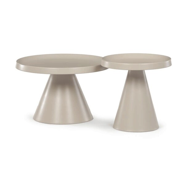 Konferenční stolek 69x69x44cm, kov, kašmír, CT-F4112 CSM