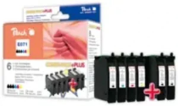 Peach T0711-T0714 alternativní cartridge / 2x7.4 , 3x5.5 ml/ Combi-Pack Plus (313311)