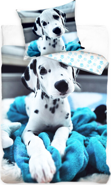 Bavlněné povlečení Pes Dalmatin