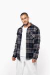 Kariban K 579 Flanelová košile s sherpa fleecovou podšívkou 20.K579 red/navy XXL