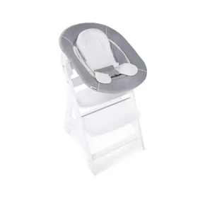 Hauck Alpha+ dřevěná židle+novorozenecký Newborn set, 0m+, White Grey (HK664162)