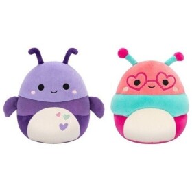 Squishmallows 1+1 Brouk Axel a Housenka Peach 20 cm