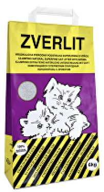 ZVERLIT fialový super jemná svůní Podestýlka kočka 6kg