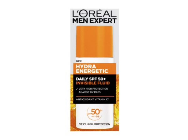 L'Oréal Paris Men Expert Hydra Energetic neviditelný denní fluid SPF50 50 ml