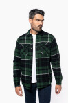 Kariban K 579 Flanelová košile s sherpa fleecovou podšívkou 20.K579 red/navy XXL