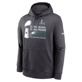 Nike Pánská mikina Philadelphia Eagles NFL Super Bowl LIX Champions Locker Room Hoodie Velikost: M