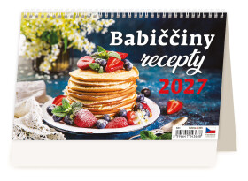 Stolní kalendář 2027 Helma Babiččiny recepty