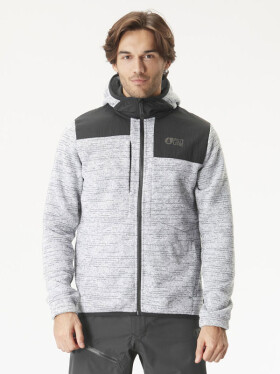 Picture Ambroze Polartec® GREY MELANGE-BLACK pánská mikina na zip