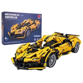 Mamido Stavebnice sportovní auto 422 dílků žluté